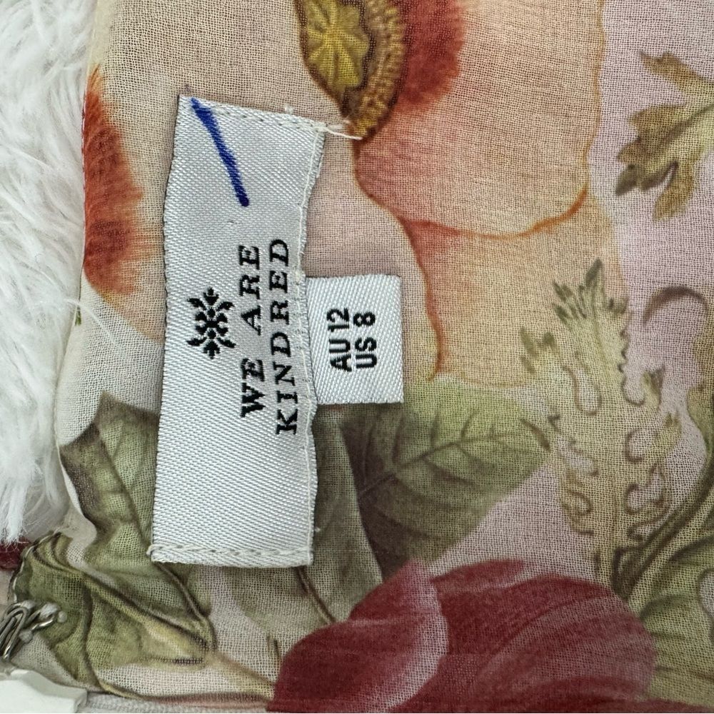 Floral V-Neck Wide Leg Jumpsuit Boho Spring Wedding Guest - Picture 8 of 11